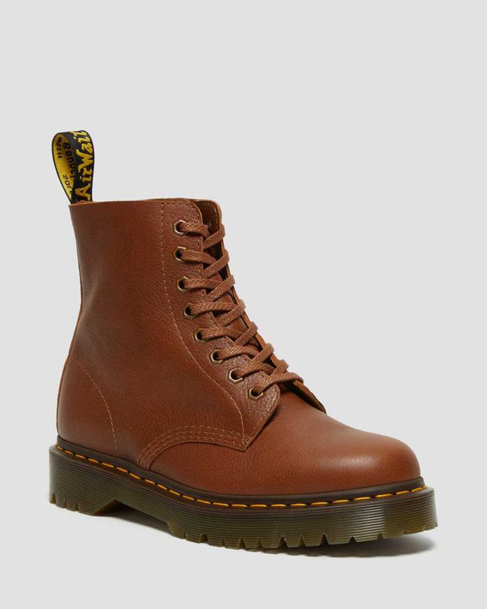 Dr Martens Vintersko Dame Brune 1460 Pascal Bex Læder Lace Up 0478ZASRN